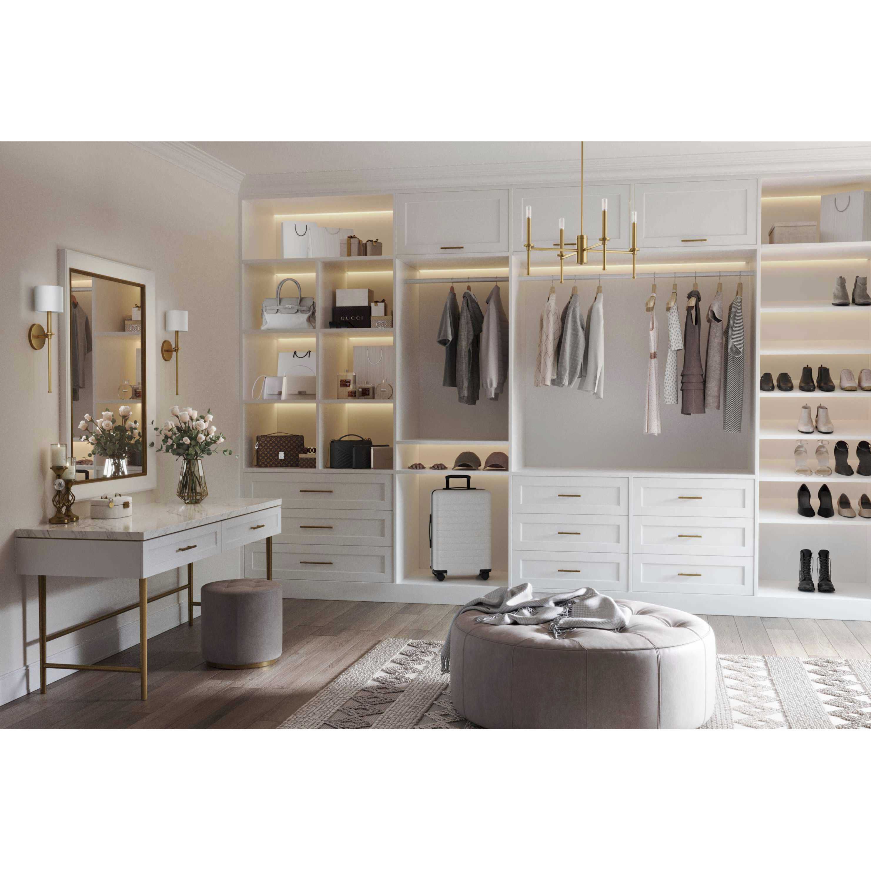 Elara 4 Light 23 inch Vintage Brass Chandelier Ceiling Light