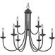 Montgomery 9 Light 34 inch Oil Rubbed Bronze Chandelier Ceiling Light
