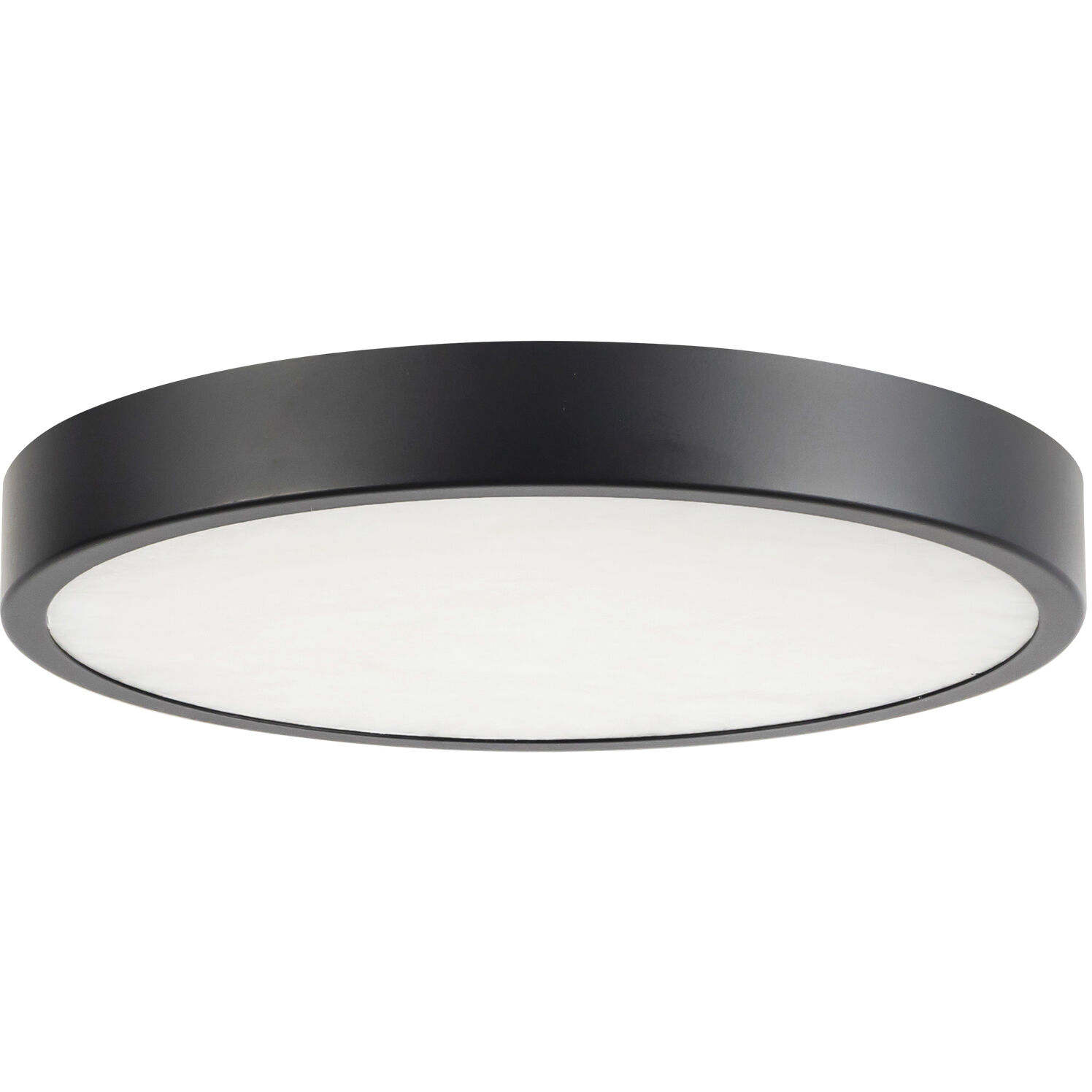 Alora Mood Evelyn 7.25 inch Matte Black and Alabaster Flush Mount Ceiling Light