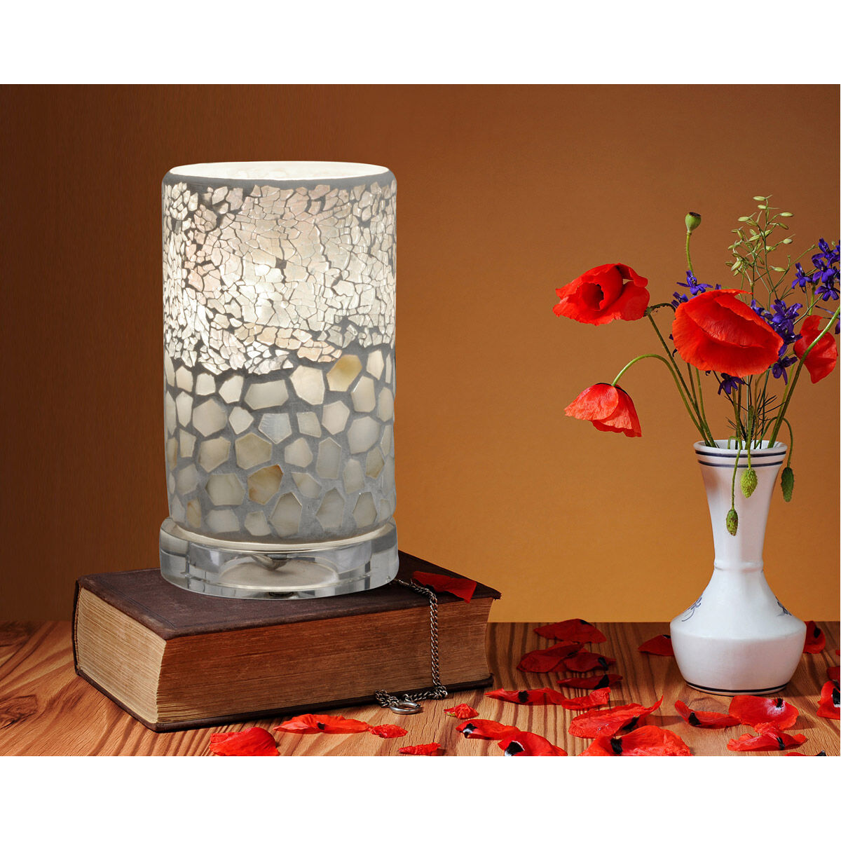 Evelyn 7 inch 60.00 watt Clear Accent Lamp Portable Light