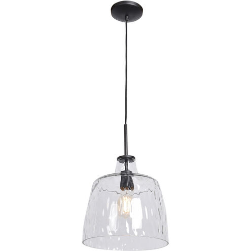 Simplicite LED 11 inch Black Pendant Ceiling Light