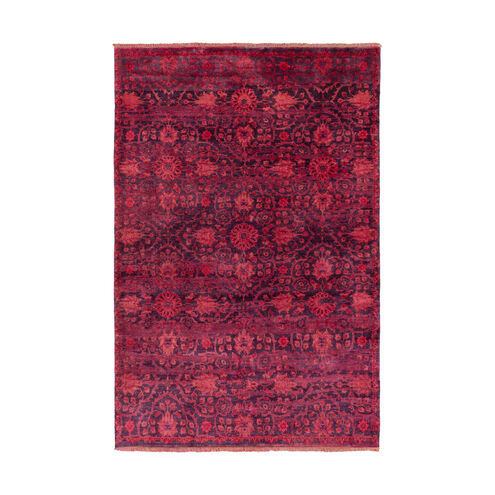 Empress 156 X 108 inch Burgundy/Bright Red/Rose/Dark Purple Rugs, Wool