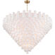 Addis 40 Light 62 inch Aged Brass Chandelier Ceiling Light