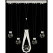 Aria 10 Light 43 inch Silver Pendant Ceiling Light
