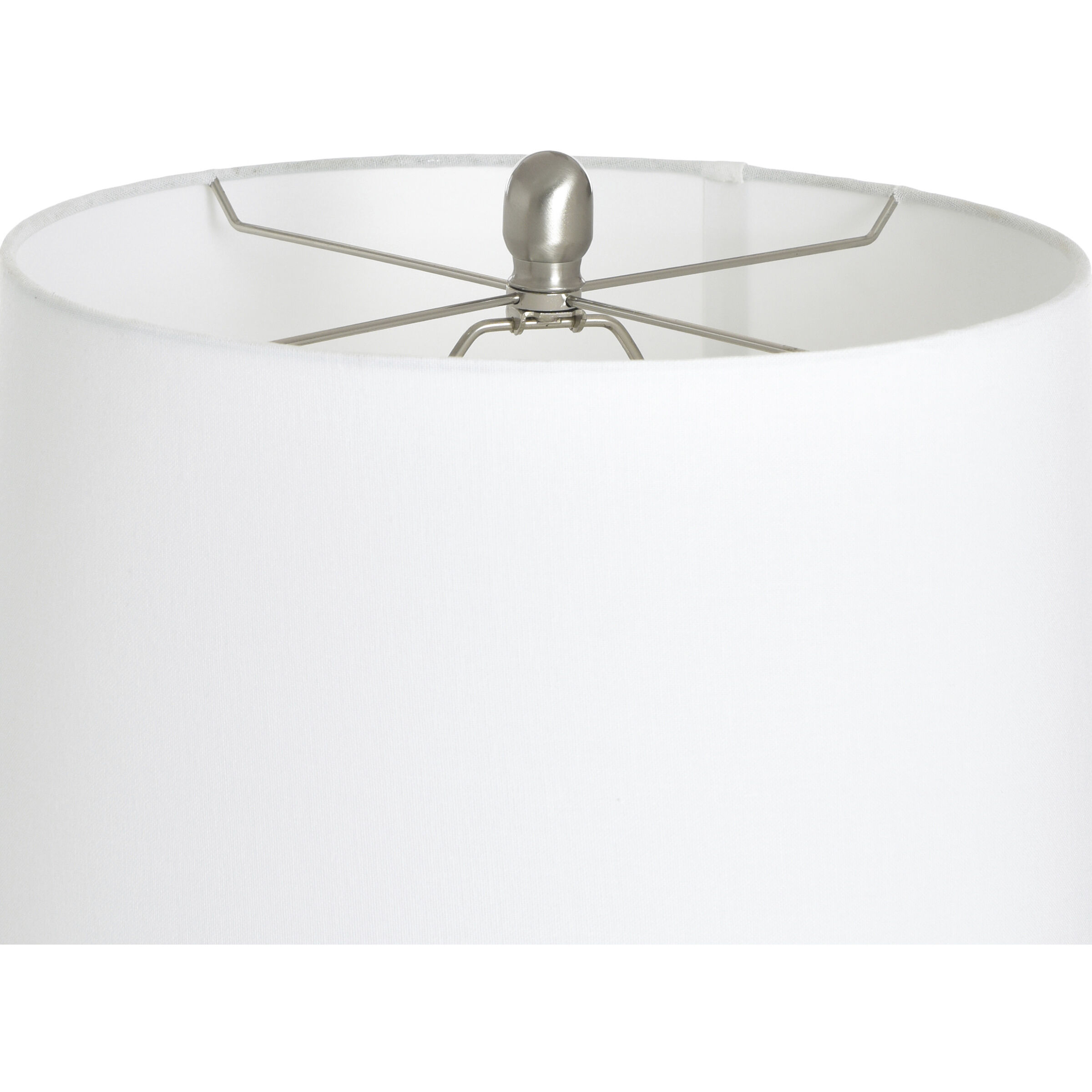 Cameron 34 inch 60 watt Wellen and White Table Lamp Portable Light