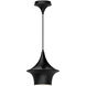 Alora Mood Emiko 1 Light 9.5 inch Matte Black Pendant Ceiling Light