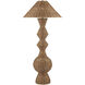 Nirvana 77 inch 60 watt Natural Floor Lamp Portable Light, Grande