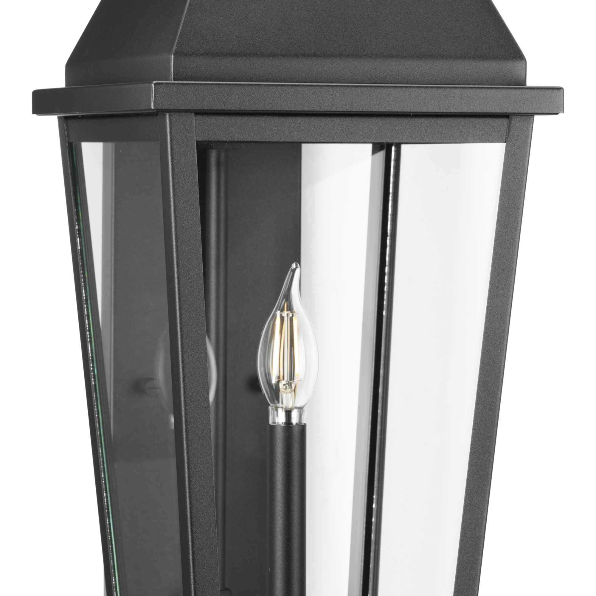 Richmond Hill 1 Light 29 inch Textured Black Outdoor Wall Lantern, Design Series