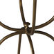 Hager Marble & Metal 24 X 16 inch Metalworks Accent Table