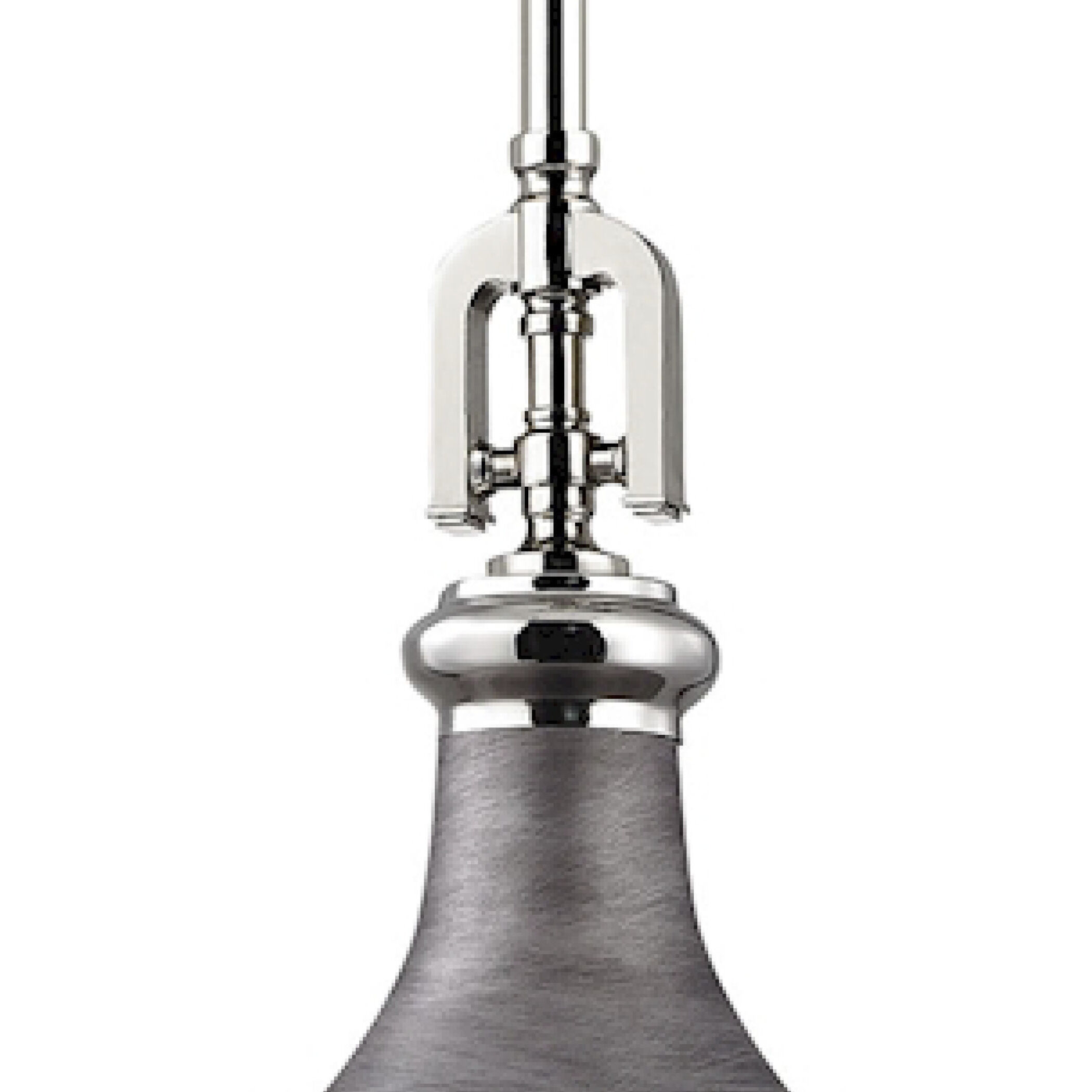 Rutherford 1 Light 15 inch Weathered Zinc Pendant Ceiling Light