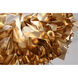 Canada LED 21 inch Shiny Gold Chandelier Ceiling Light