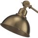 Wallace 30.5 inch 25 watt Brass Finish Table Lamp Portable Light