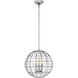 Terra 3 Light 13 inch Polished Nickel Pendant Ceiling Light