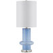 Aquaviva 27.75 inch 150 watt Blue and Clear Table Lamp Portable Light