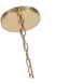 Canada LED 30 inch Gold Chandelier Ceiling Light