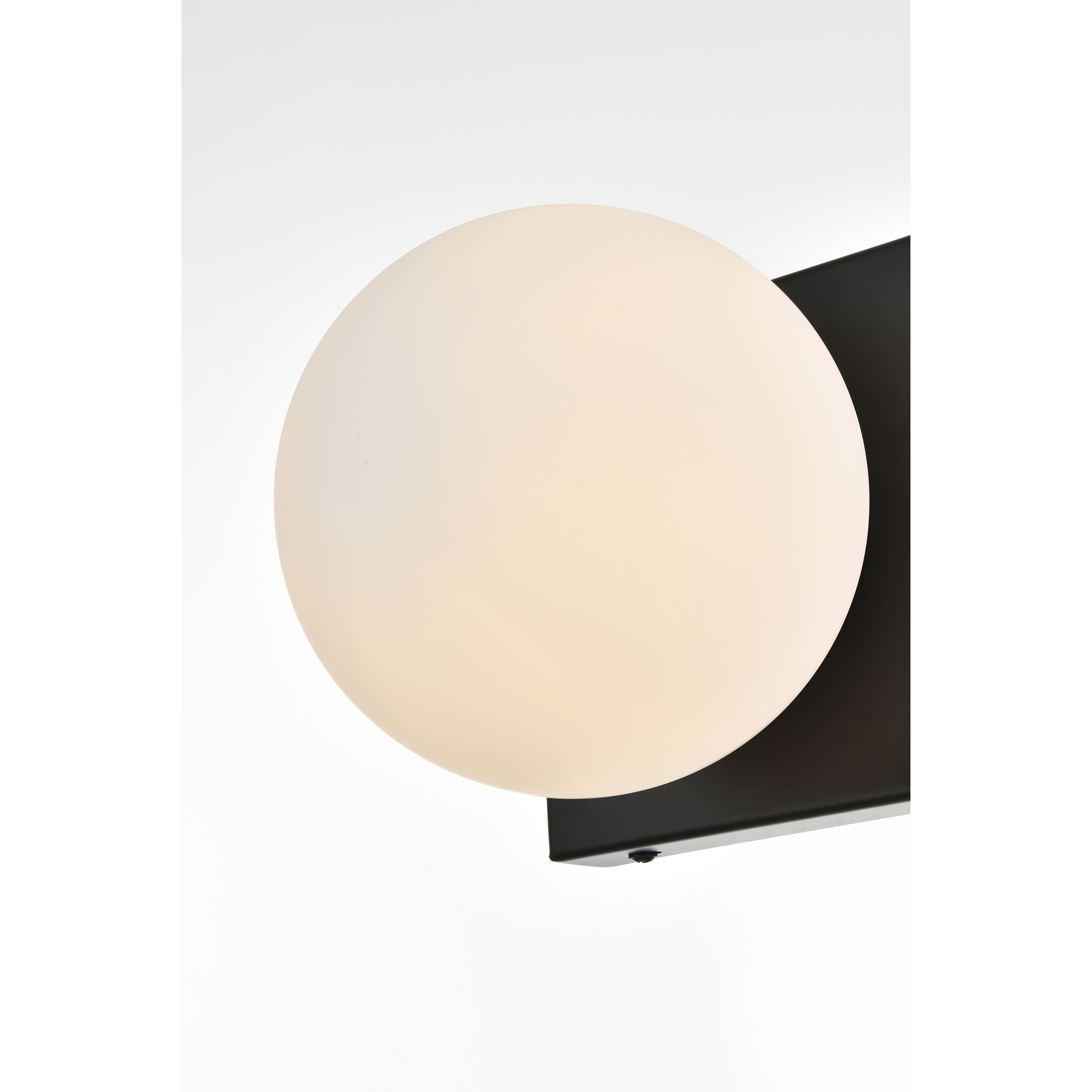 Jaylin 1 Light 6 inch Black Bath Sconce Wall Light
