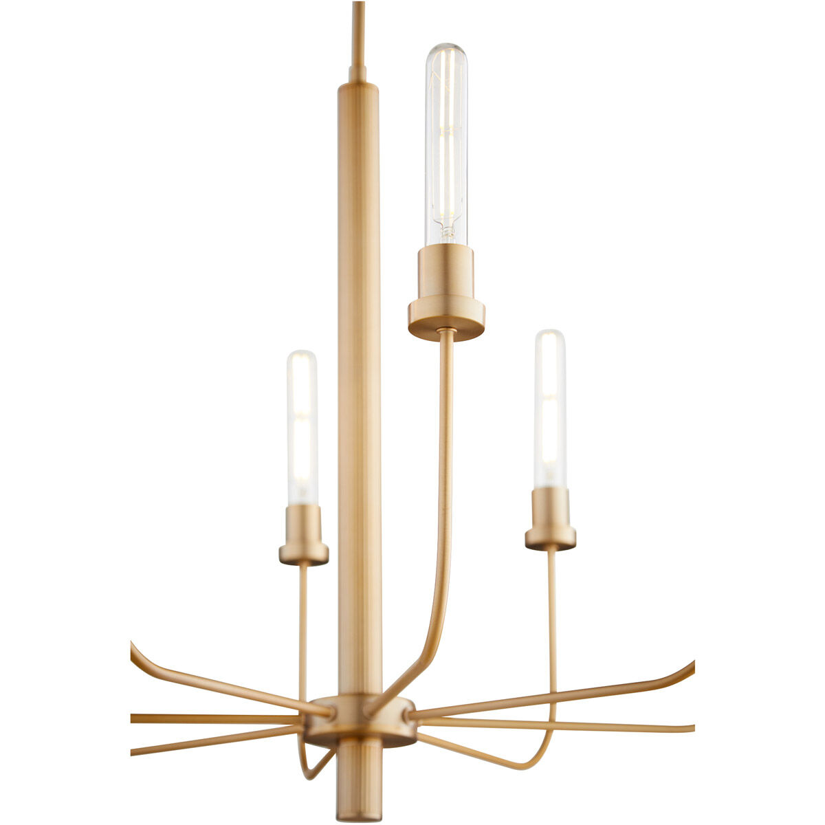 Sheridan 8 Light 29 inch Aged Brass Chandelier Ceiling Light