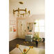 Harlow 8 Light 36 inch Aged Brass Chandelier Ceiling Light