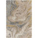 Kavita 108 X 72 inch Khaki / Prairie Dust / Ash / Nickel Handmade Rug in 6 x 9