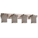 Textile 36.5 inch Brushed Nickel Bath Bar Wall Light