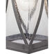 Abbott 1 Light 16 inch Antique Pewter Outdoor Wall Lantern, Medium