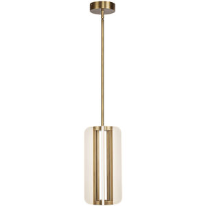 Anders 7.25 inch Vintage Brass Pendant Ceiling Light