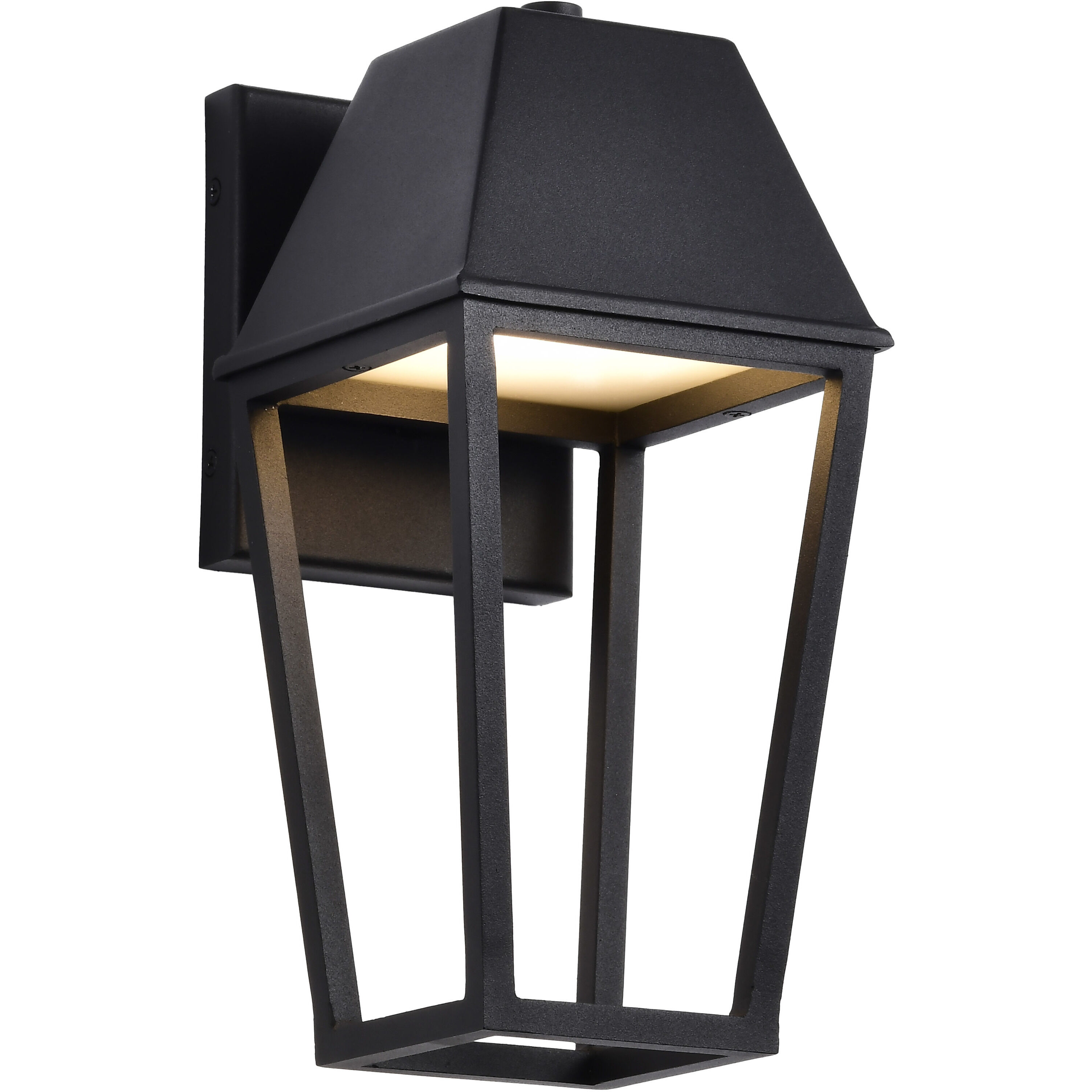 Colt LED 11.75 inch Matte Black Outdoor Wall Light