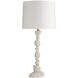 Kashmir 33.5 inch 150.00 watt Ivory and Antique Brass Table Lamp Portable Light
