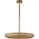 Alora Mood Maris LED 24.13 inch Brushed Gold Chandelier Ceiling Light