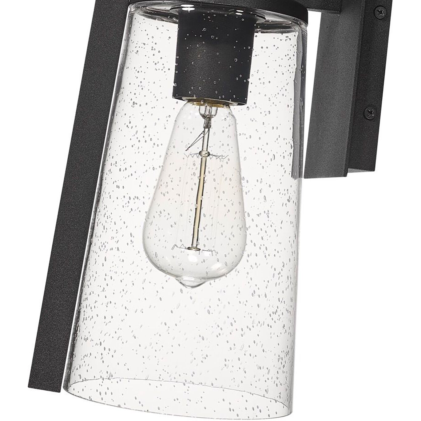 Portofino LED 11 inch Black Outdoor Wall Light