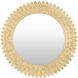 Cian 36 X 36 inch Gold Leaf Wall Mirror