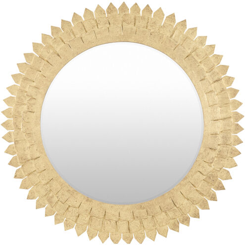 Cian 36 X 36 inch Gold Leaf Wall Mirror
