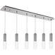Lena Multi Pendant Ceiling Light in Chrome