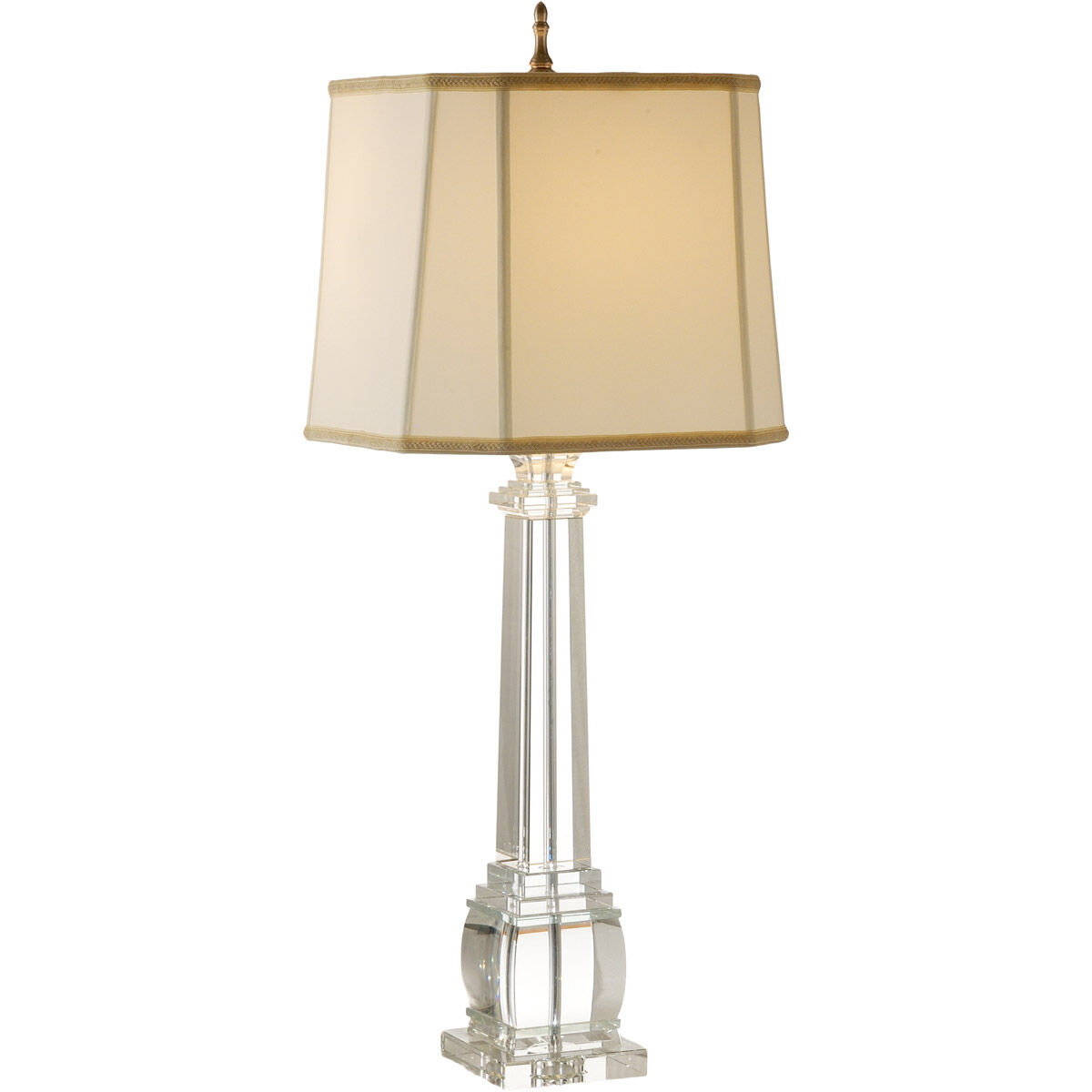 Wildwood 37 inch 100 watt Clear Table Lamp Portable Light