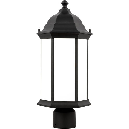 Sevier 1 Light 17.75 inch Black Outdoor Post Lantern, Medium