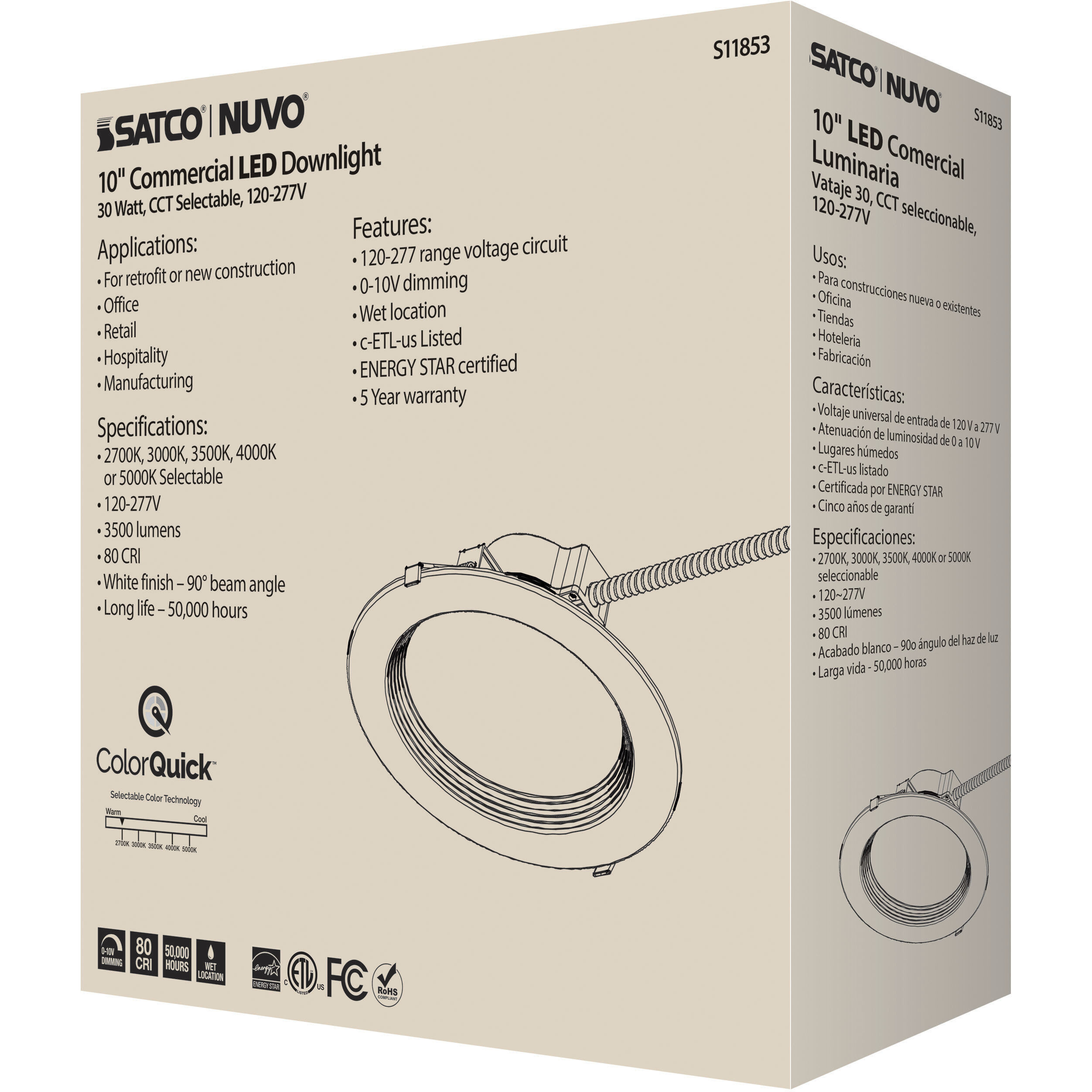 Edgewood Integrated White Recessed