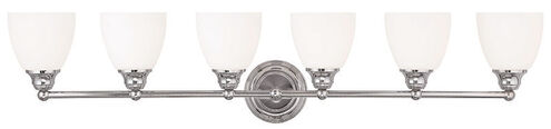 Somerville 6 Light 42 inch Polished Chrome Bath Vanity Wall Light