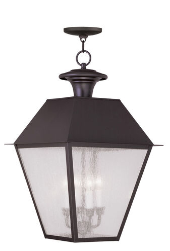 Mansfield 4 Light 15 inch Bronze Outdoor Pendant Lantern