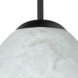 Mia 1 Light Black Cord Pendant Ceiling Light