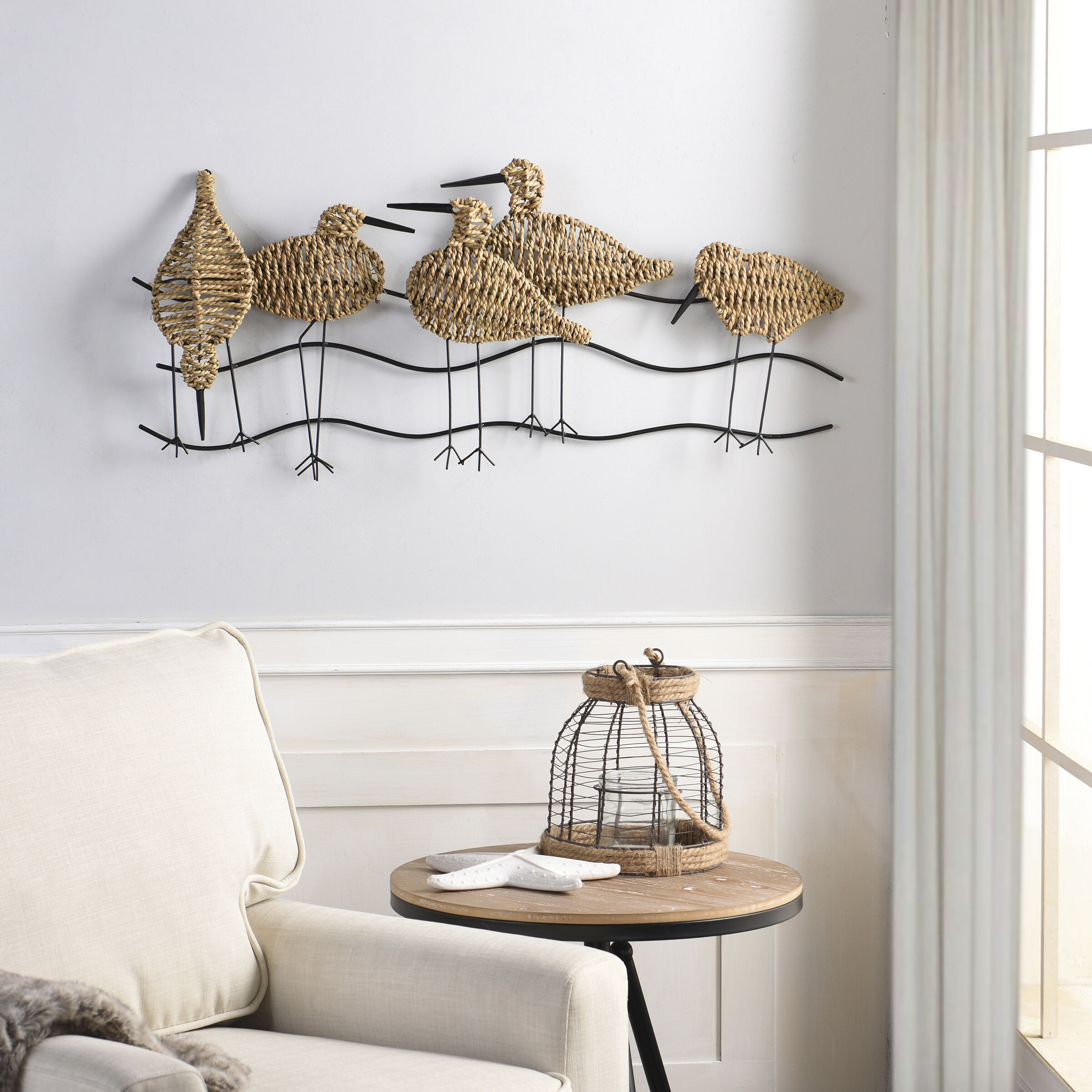 Woven metal wall art store