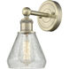 Conesus Sconce Wall Light in Antique Brass