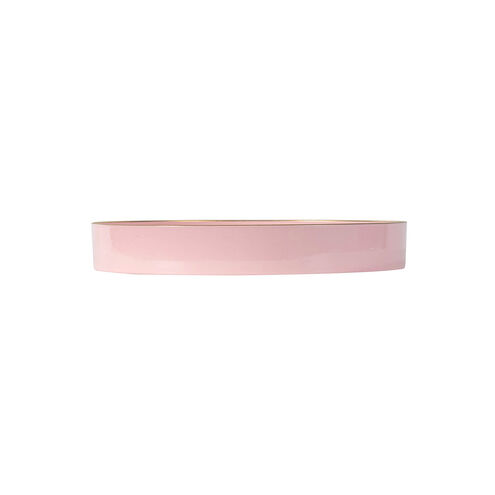 Round Blush Pink/Gold Tray