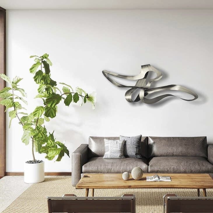 Graceful 30 X 17 inch Metal Wall Art