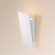 Angled Plane LED 4 inch Textured White ADA Sconce Wall Light