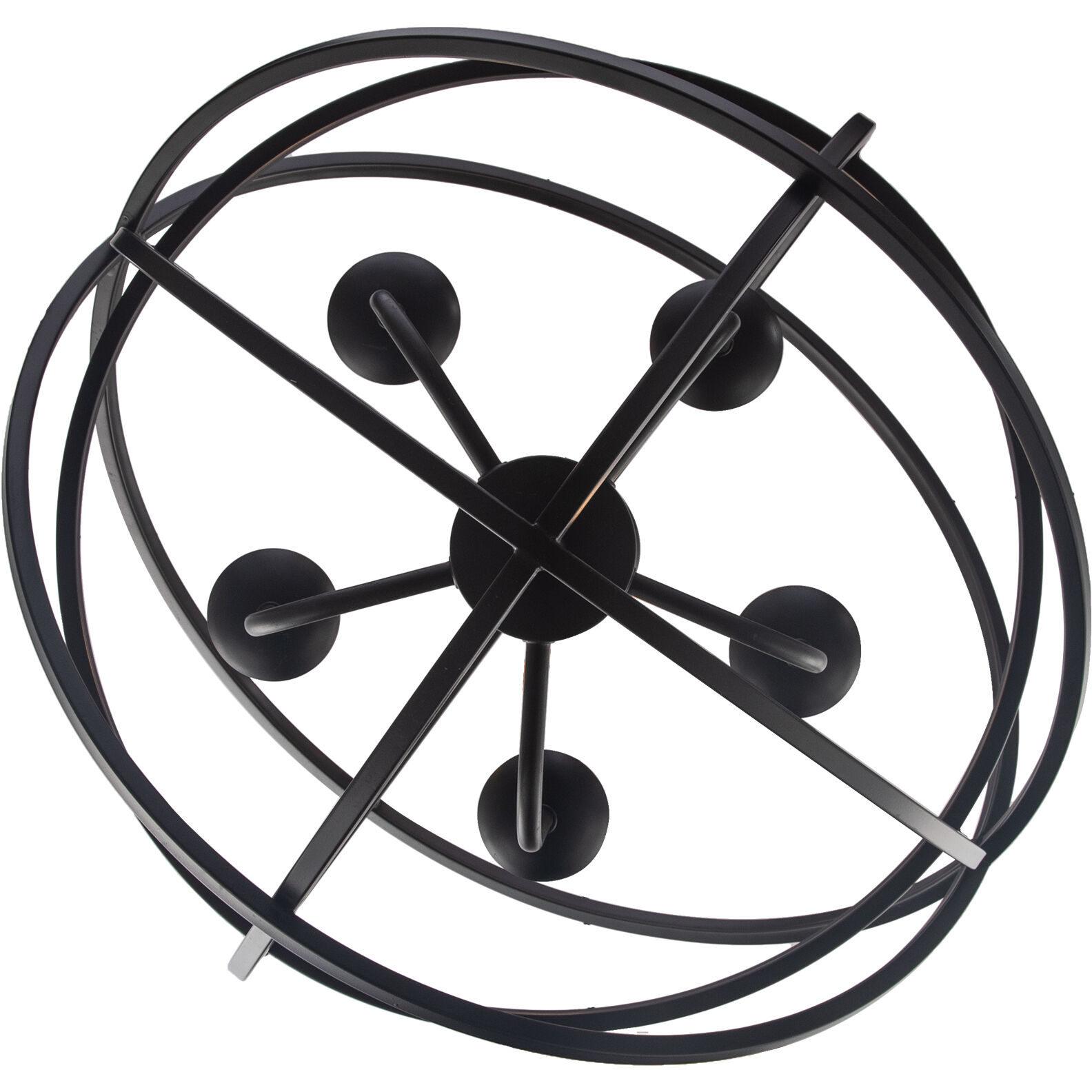 Apollo 5 Light 20 inch Rubbed Oil Bronze Pendant Ceiling Light