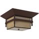 Estate Series Harbor LED 12 inch Anchor Bronze Outdoor Flush Mount