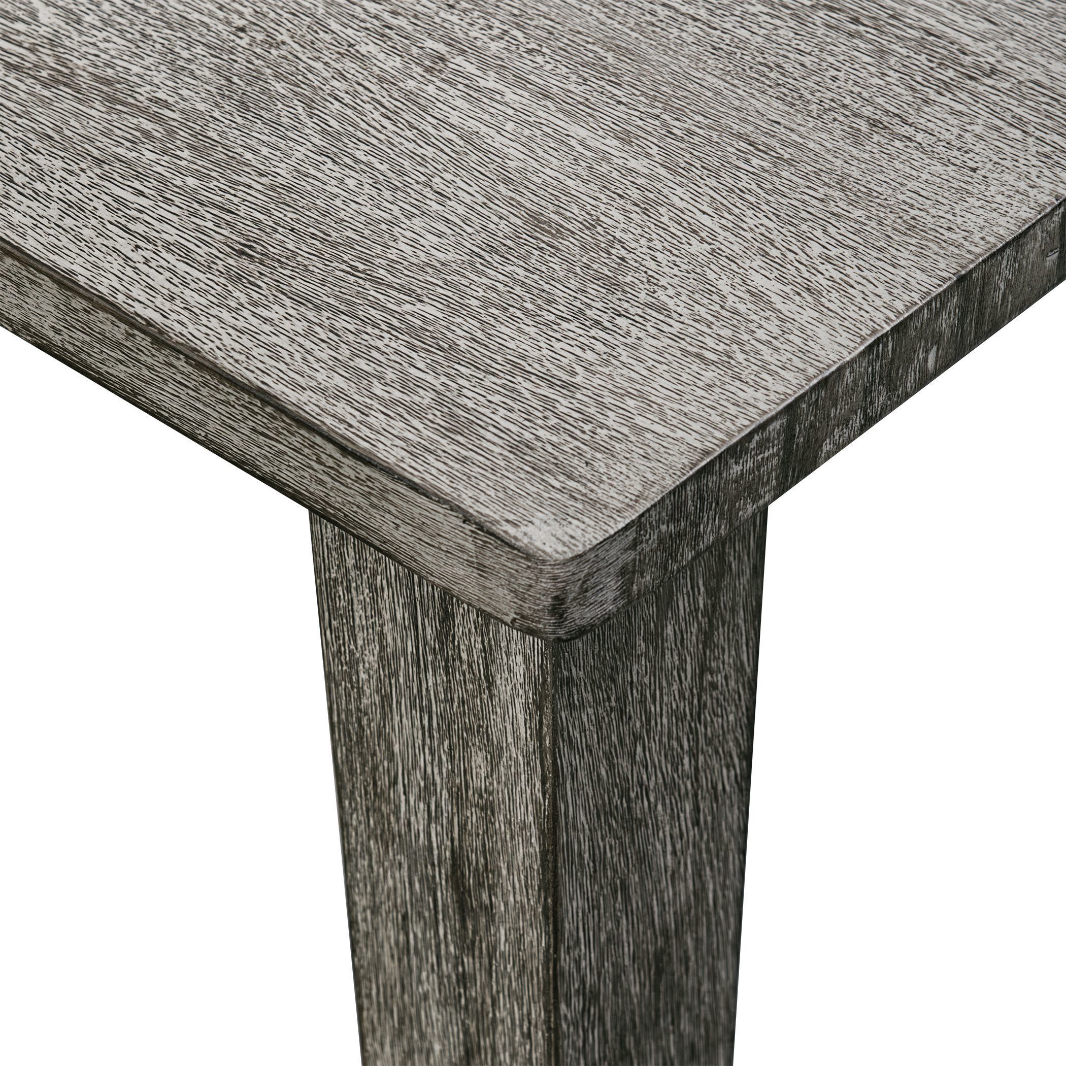 Forsyth 92 X 30.4 inch Weathered Dark Grey Wash Outdoor Dining Table