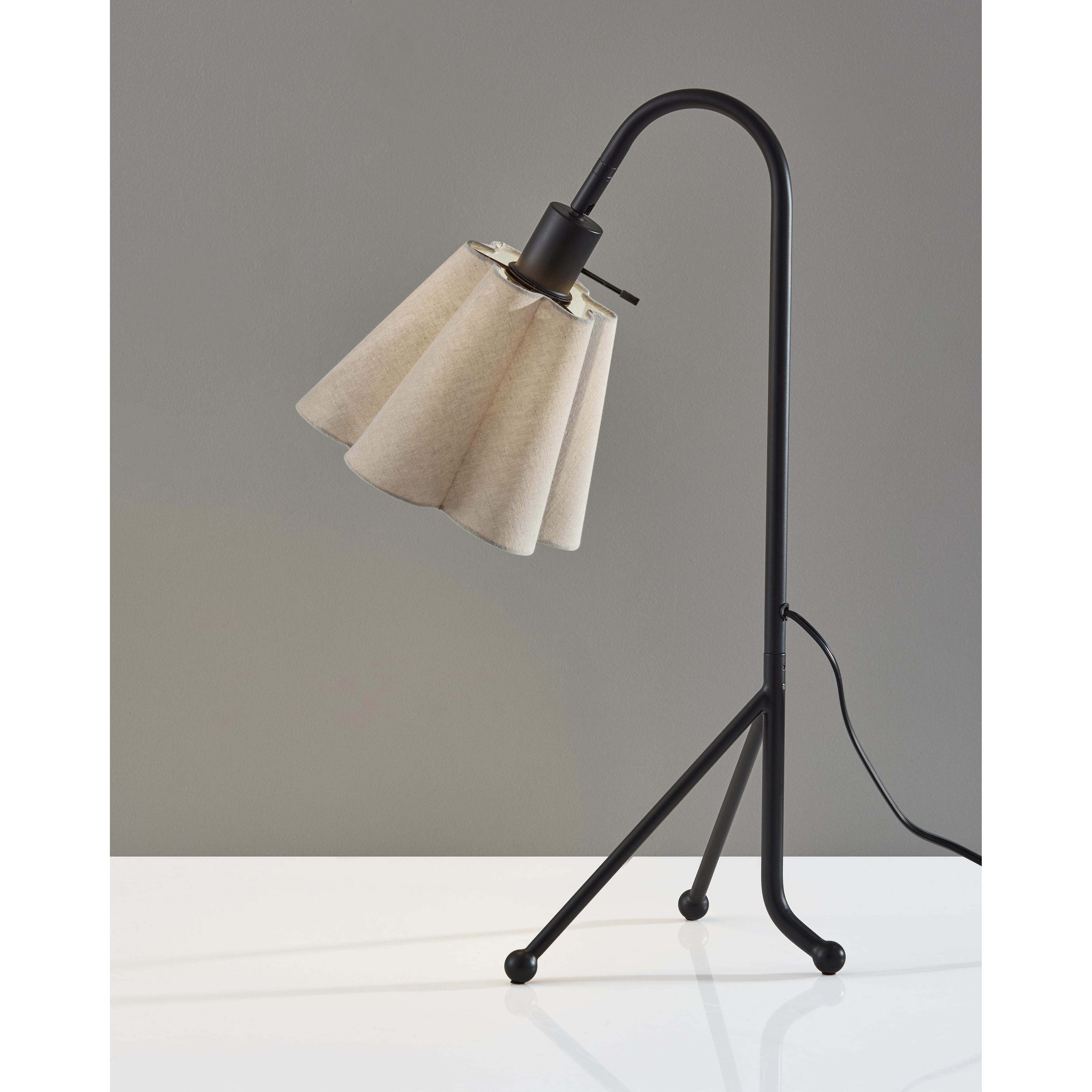 Kendra 25 inch 40.00 watt Black Table Lamp Portable Light