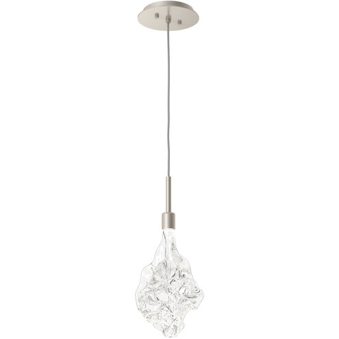 Blossom LED 6 inch Beige Silver Pendant Ceiling Light in 3000K LED, Metallic Beige Silver, Single