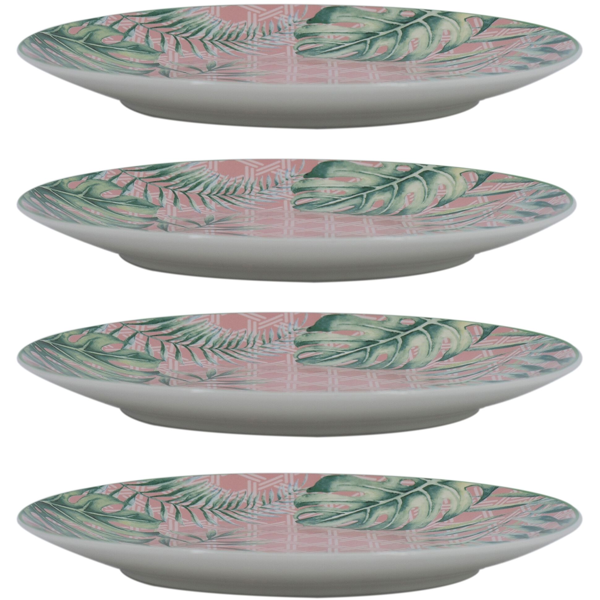 Botanical 8 X 8 inch Green Plate